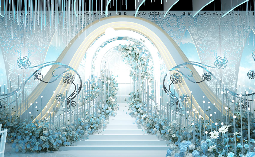 弥勒釡香烙馍村水晶厅效果展示